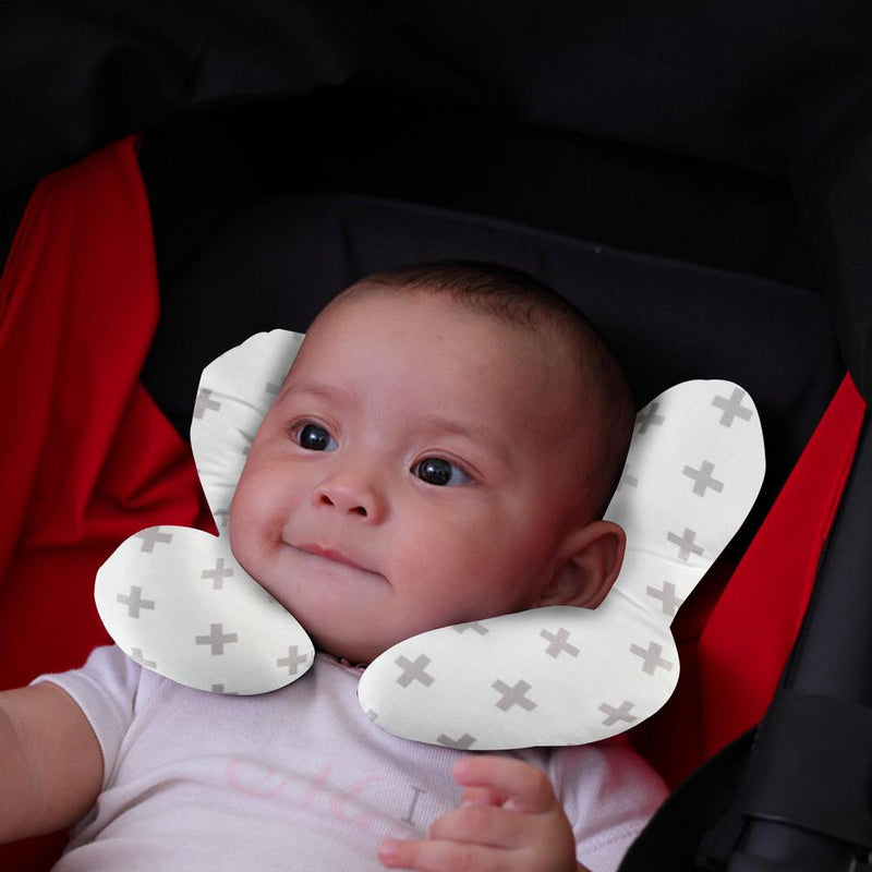 U-vormig Baby Nekkussen voor Reizen en Kinderwagens – Knuffelsteun