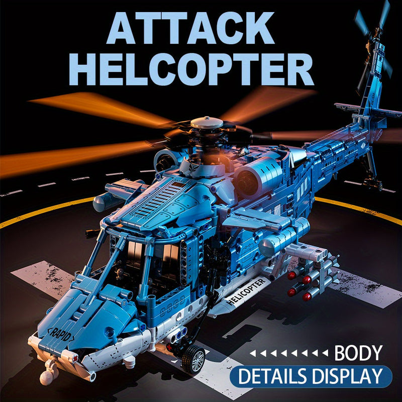 Gedetailleerde Helikopter Bouwset – Technisch en Realistisch