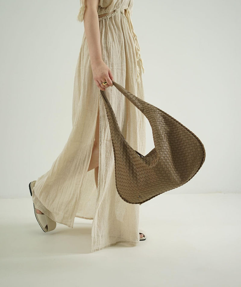 Elegante Schoudertas van Leer