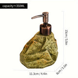 Rustieke Zeepdispenser Steenlook – Functioneel en Sfeervol