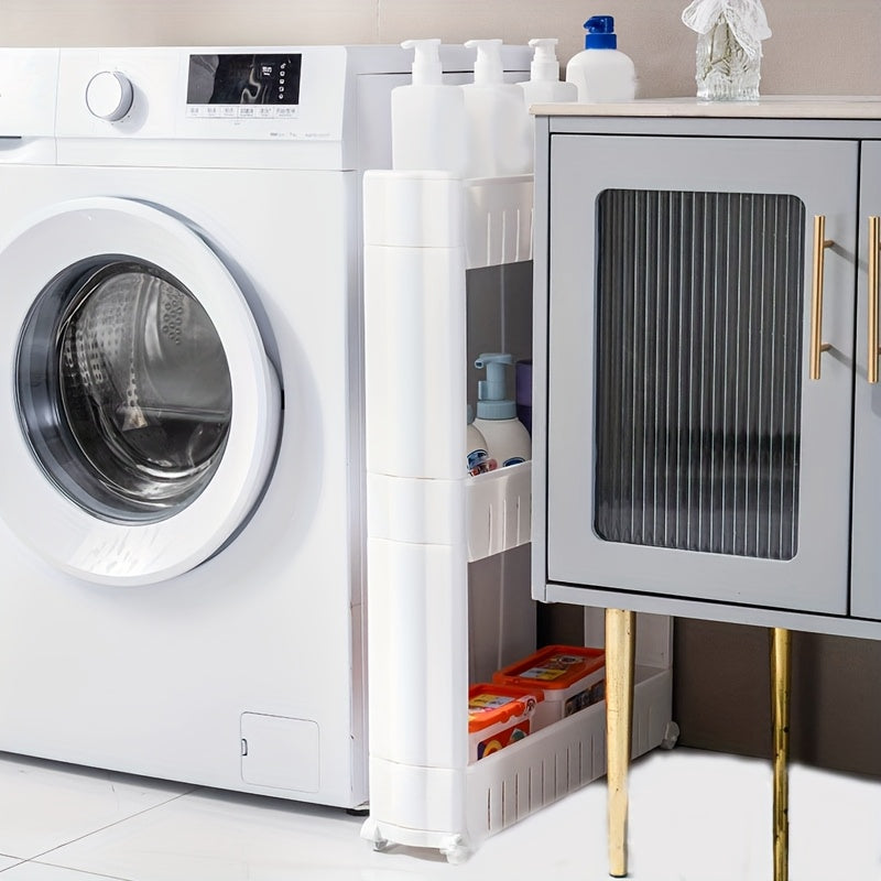 Smalle Opbergtrolley – Praktisch en Mobiliteit voor Keuken en Badkamer