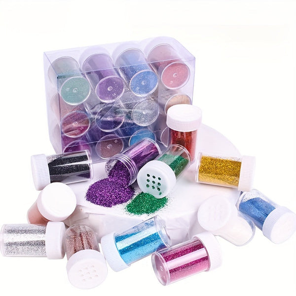 Glitter Set voor Handwerk – Perfect voor Feestdecoraties en Creatieve Projecten