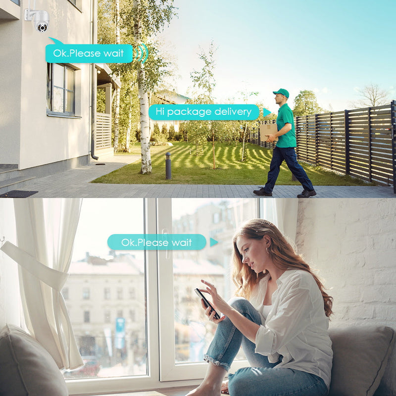 Draadloze Buitenbewakingscamera met WiFi – SecureView 360