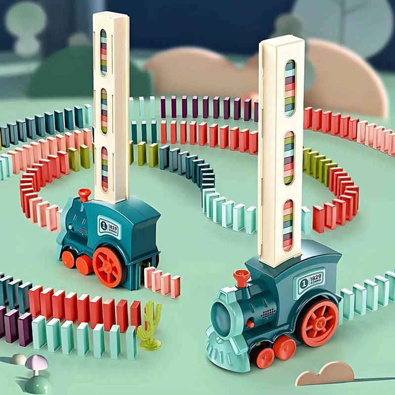 Automatische Dominotrein - Speelplezier en Educatief
