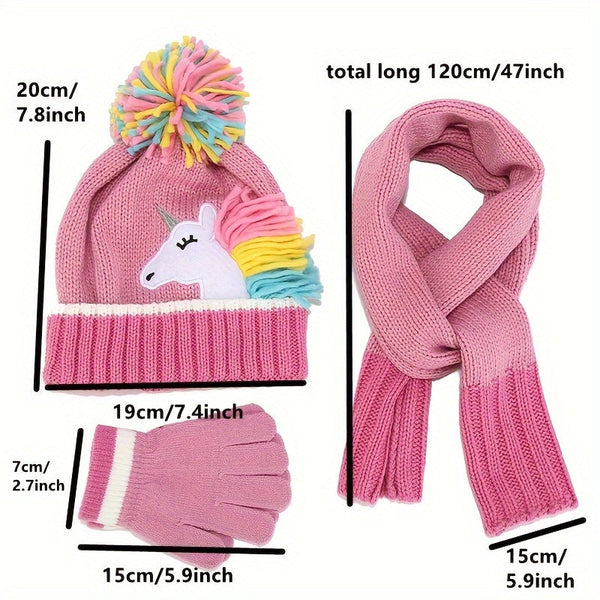 Eenhoorn Winterset voor Kleine Kinderen - Voor Warme en Speelse Winterdagen