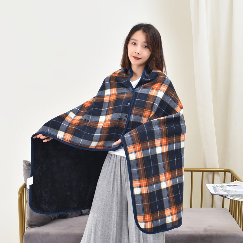 Draagbare Fleece Deken – Warm en Comfortabel voor Thuis, Werk en Outdoor
