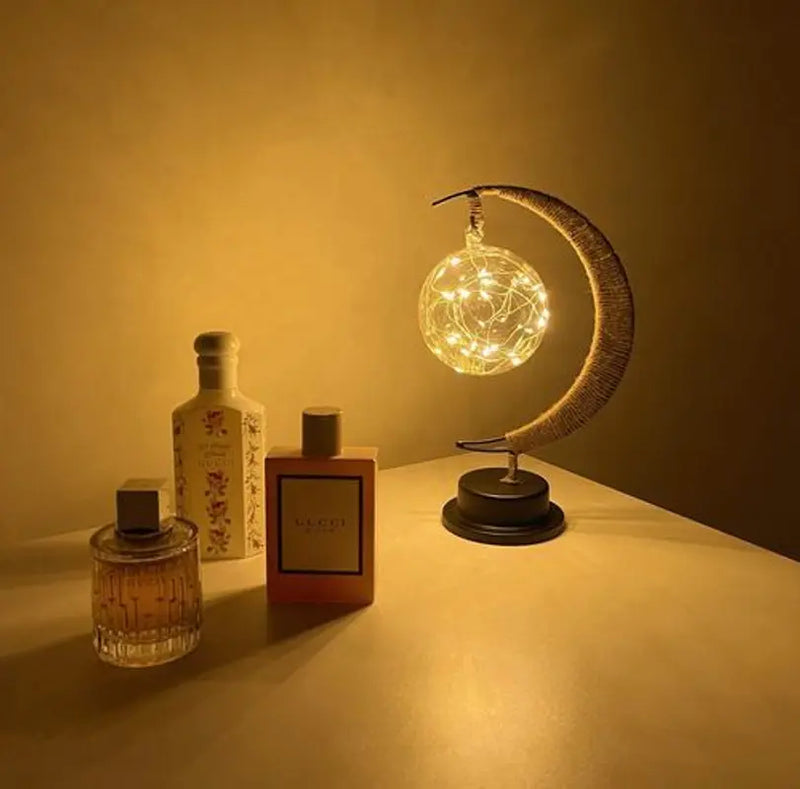 Betoverde Maanslamp – Zachte LED Maanlicht voor een Dromerige Sfeer