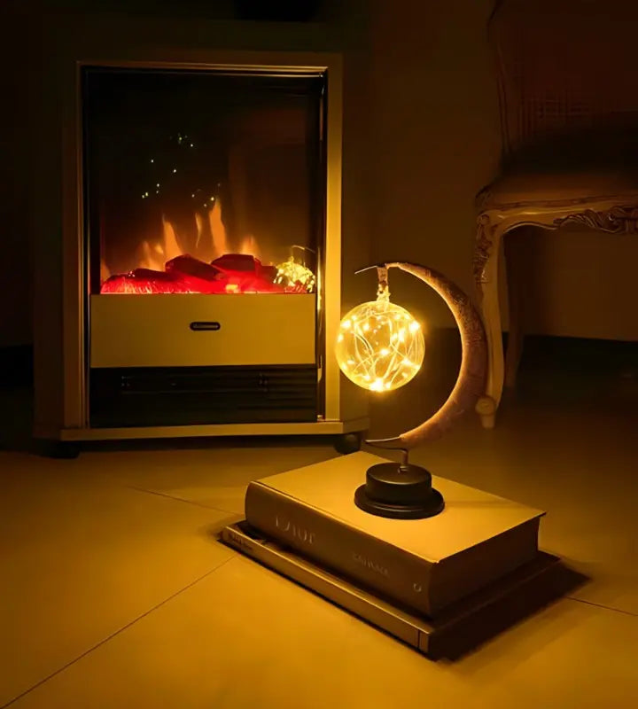 Betoverde Maanslamp – Zachte LED Maanlicht voor een Dromerige Sfeer