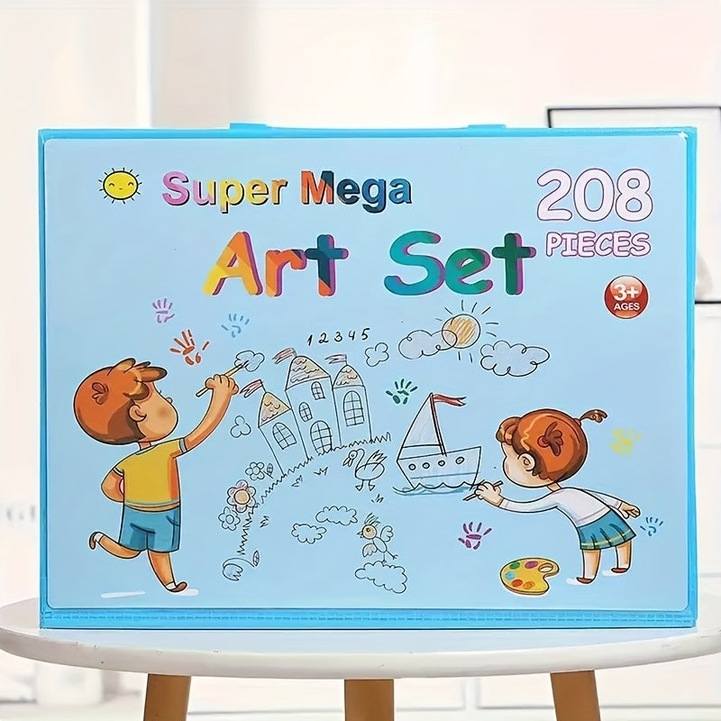 Compleet 208-delige Kunstset – Professionele Kwaliteit voor Jonge Creators