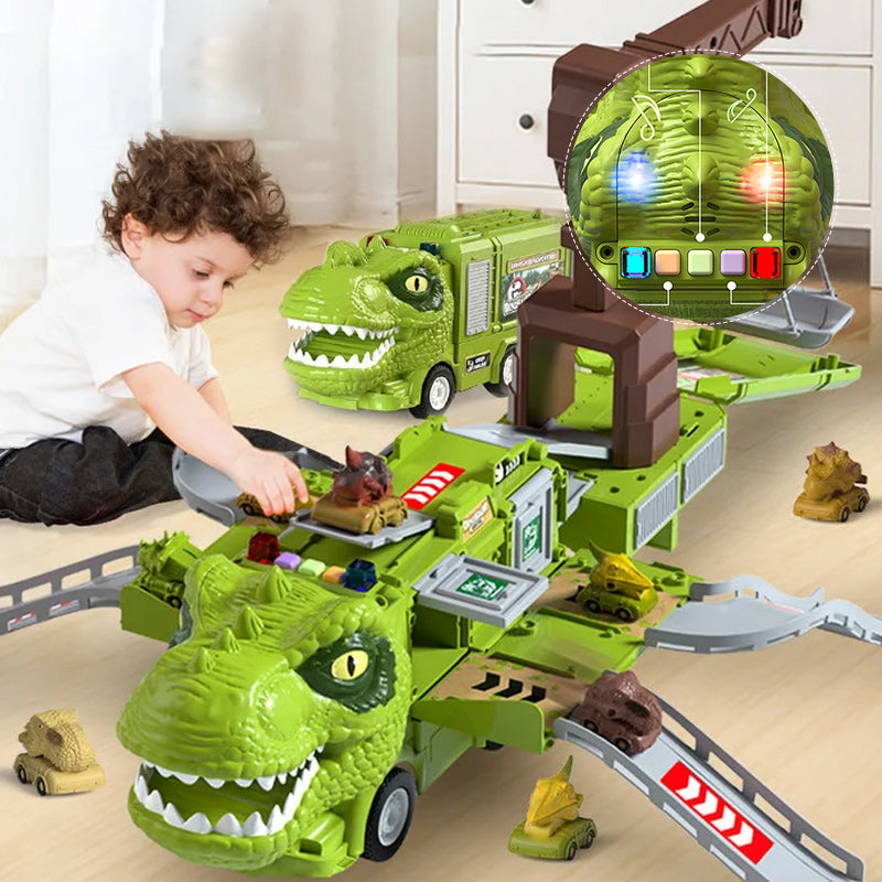 Dino Transport Avontuur - Voor Creatief Spelplezier