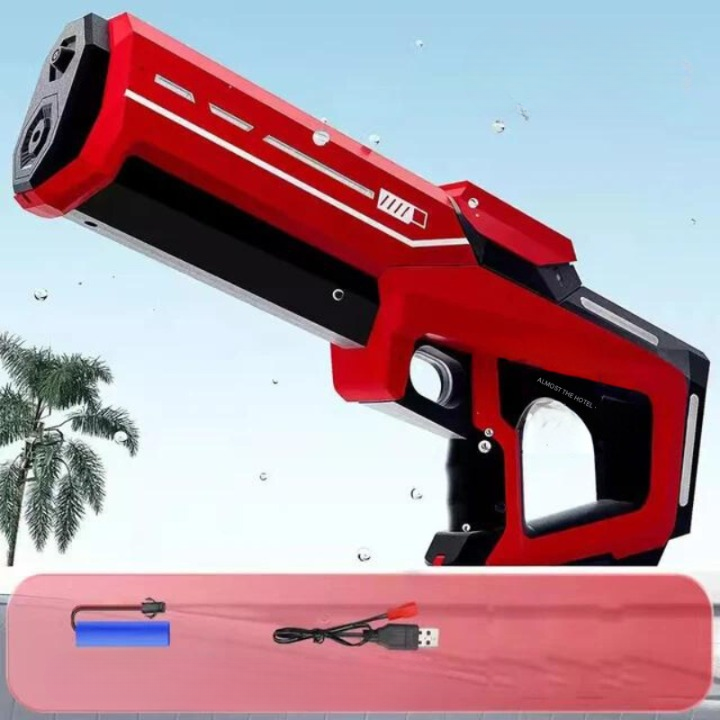 Automatisch waterpistool met 1L tank & 10 m bereik – puur zomerplezier