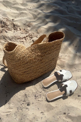 Helena | Dames Leren Slippers met Luxe Ontwerp | Zomer