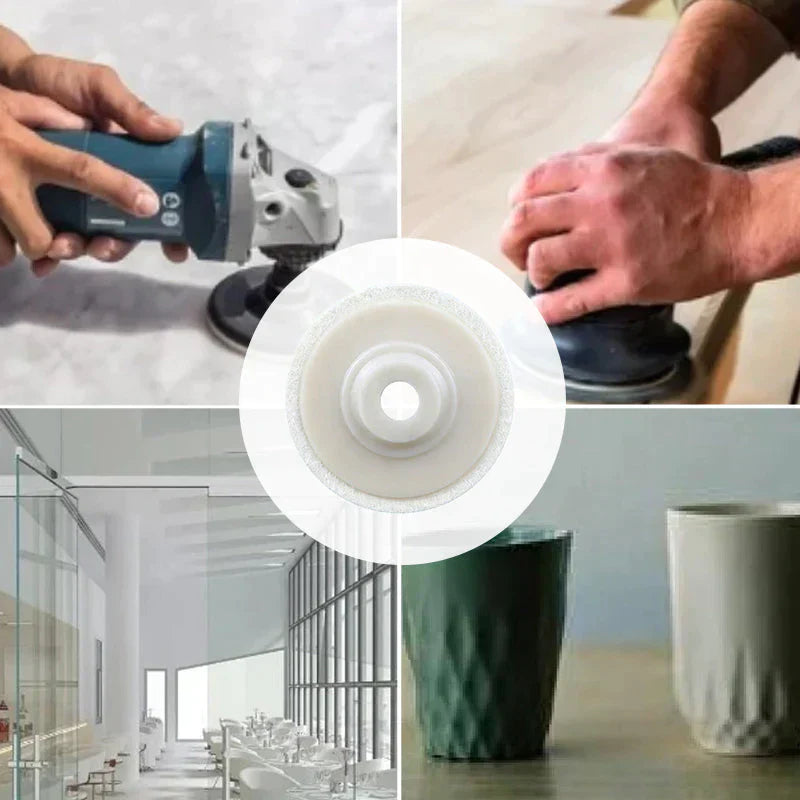 Set van 3 Polijstschijven van Wol – Polistra