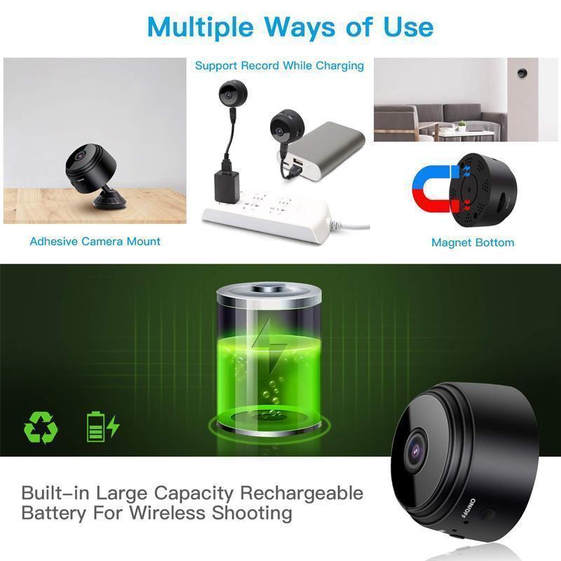 1080p Magnetische WiFi Mini Camera-RV Aanhangwagen Achteruitrijcamera