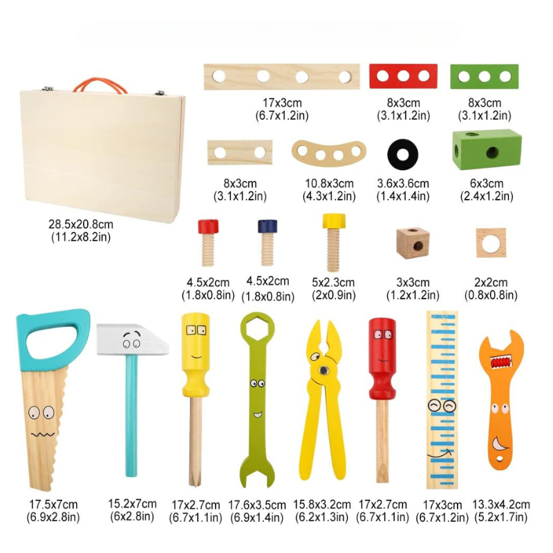 Interactieve Houten Bouwset – MakerBox