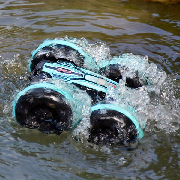 Amfibische Stunt RC Auto - Snel, Robuust en Waterdicht voor Avonturen