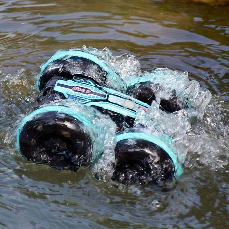 Amfibische Stunt RC Auto - Snel, Robuust en Waterdicht voor Avonturen