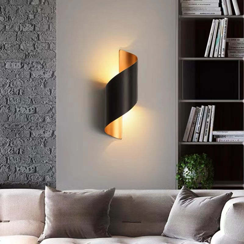 Moderne Spiral-LED-Wandlamp - TwistLight