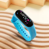 Lichtgevend Kinderhorloge - Kleurrijk LED Display en Sportief Design