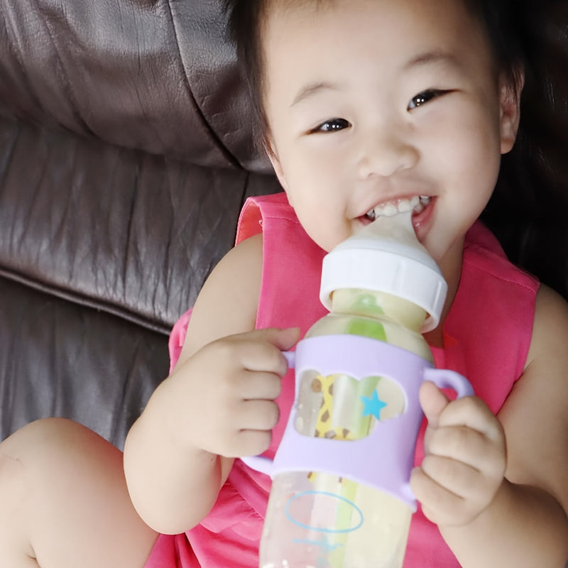 SnuggleGrip Siliconen Flessenhandvatten voor Baby's – Zacht & Flexibel