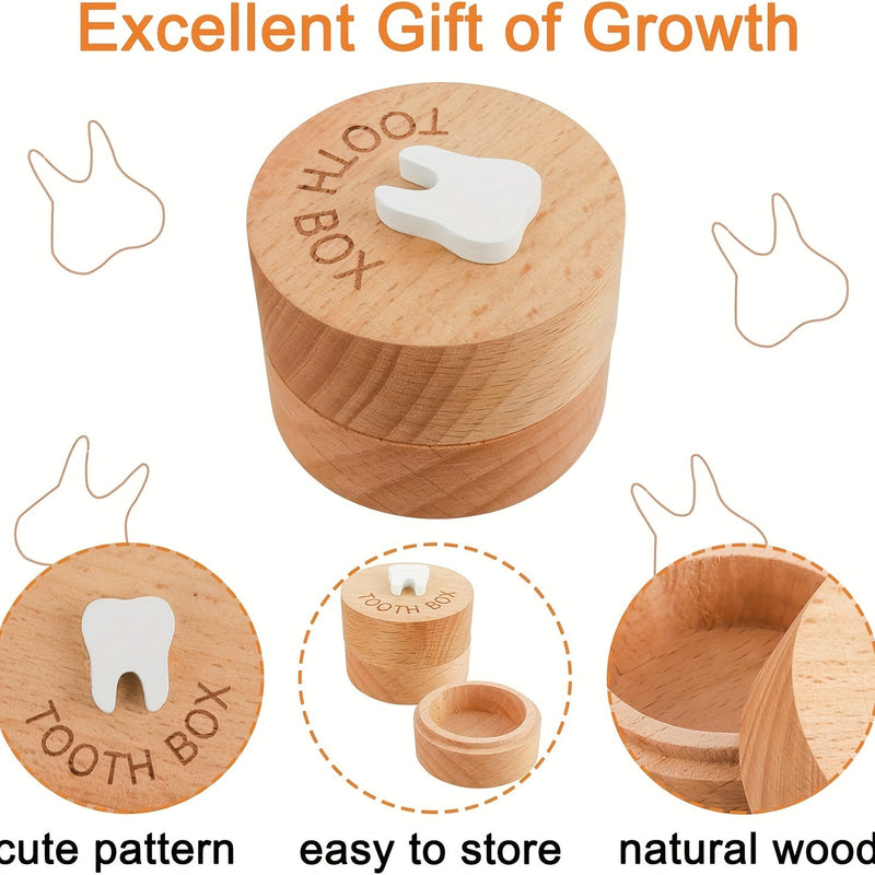 Tandfee Doos voor Kinderen - Houten Tanddoos als Herinnering en Souvenir
