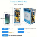 Handgemaakte 3D Houten Puzzel – Zee Geïnspireerd Miniatuur Huis