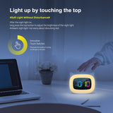 Schattige Kat-oortjes Wekker – RGB Nachtlampje met 18 Melodieën en USB Oplaadbaar