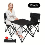 Opvouwbare Tuinset met Tafel en Stoelen – Draagbaar voor Kamperen en BBQ