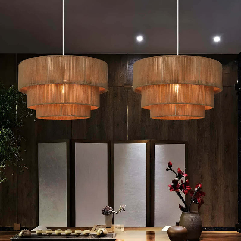 Hanglamp Touw & Metaal - Industrieel Design