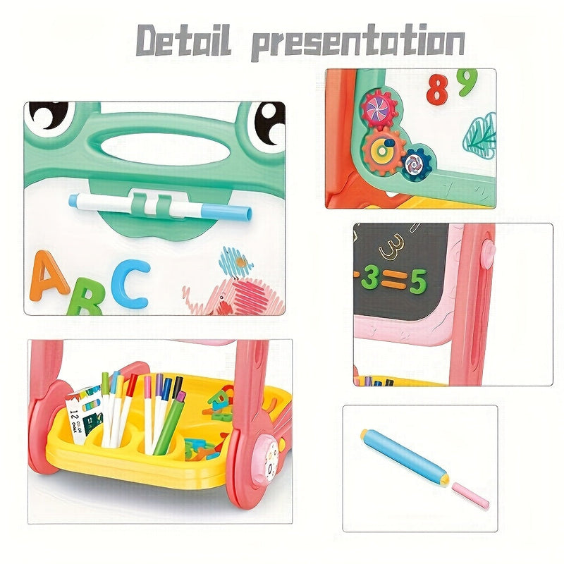 Dubbelzijdig Kinder Tekenbord – Magnetisch met Educatieve Functies voor Leren en Spelen