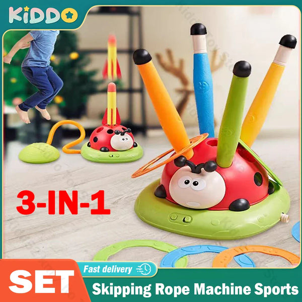 3-in-1 Sport Speelgoed - Touwspring Machine