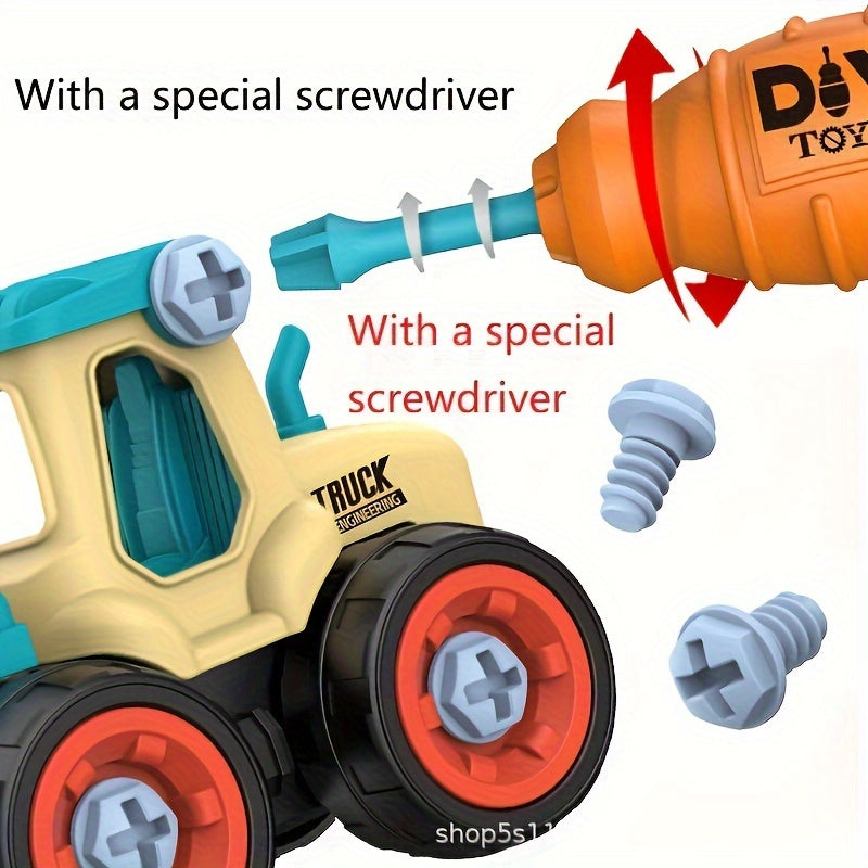 DIY Vrachtwagen Bouwset - Creatief Speelgoed voor Kinderen