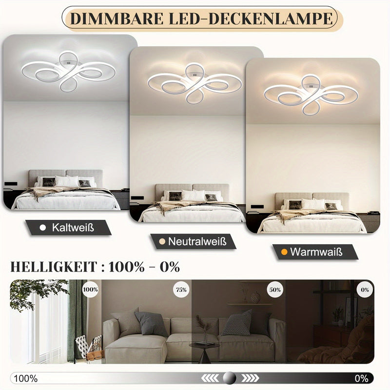 LED Plafondlamp 90W – Grote Diameter en Dimbaar
