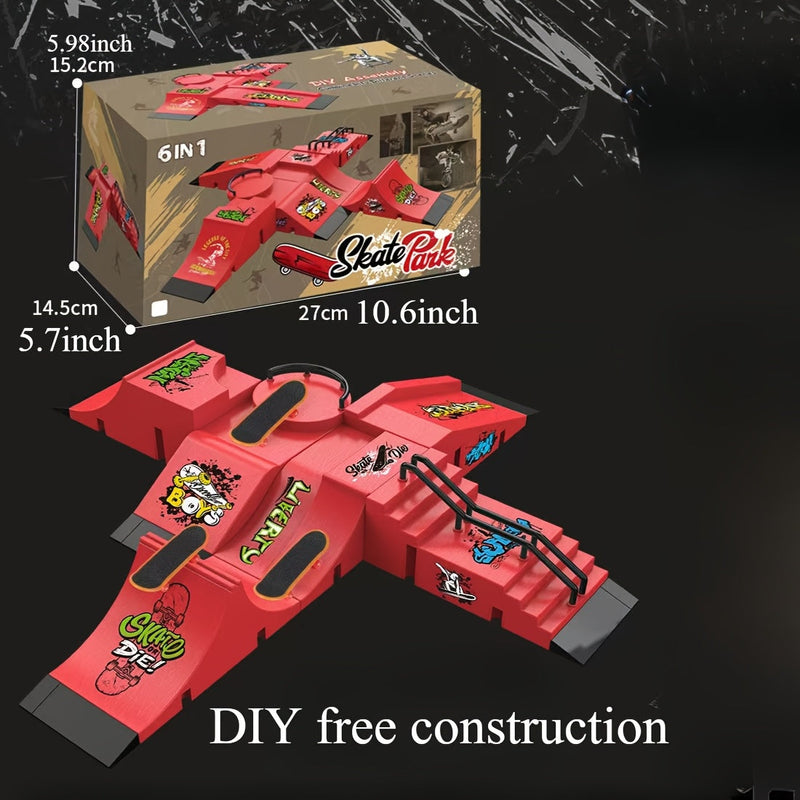 MiniRamp Vinger Skatepark – Creatief Spelplezier en Vaardigheidstraining