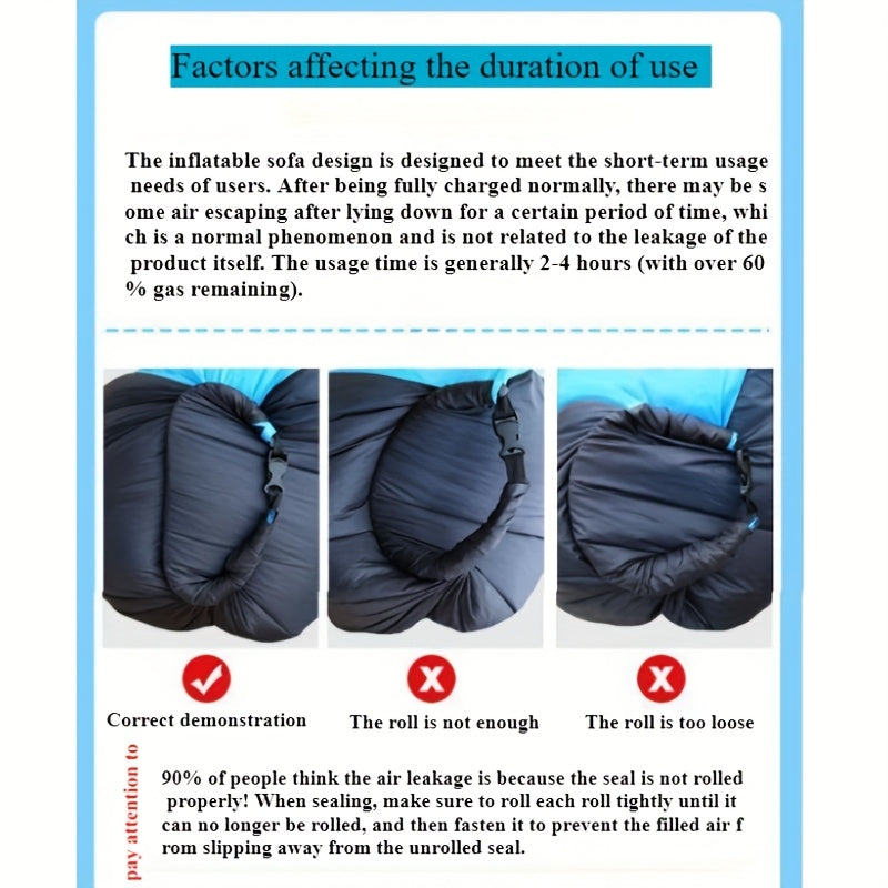 Opblaasbare Outdoor Bank – Comfort en Gemak voor Elk Avontuur