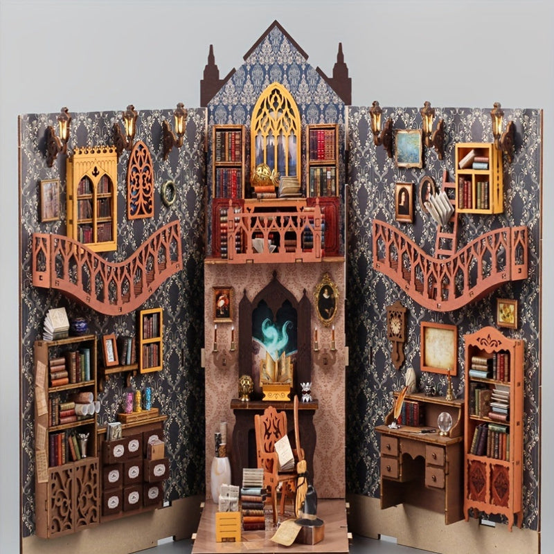 Magisch Boekenhuis – 3D Houten Puzzel voor Creatieve Bouwers