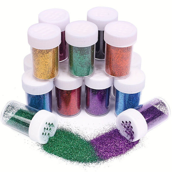 Glitter Set voor Handwerk – Perfect voor Feestdecoraties en Creatieve Projecten