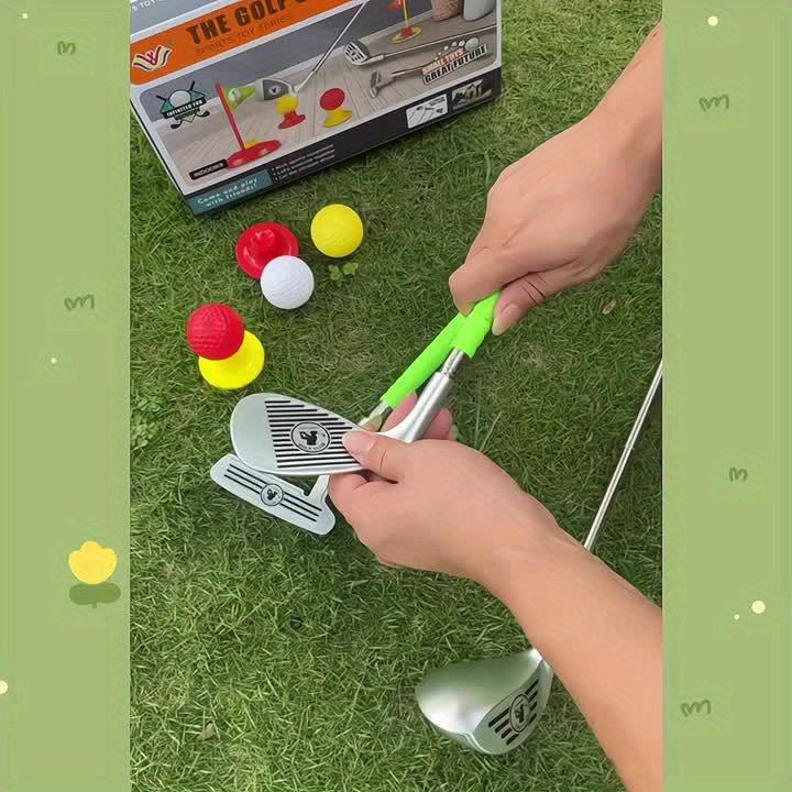 Kinderen Golfset voor Kinderen - Verstelbare Clubs en Doelen voor Eindeloos Speelplezier