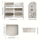 MultiStore Opbergrek - Ruime en Stevige Organiser met 6 Bakken