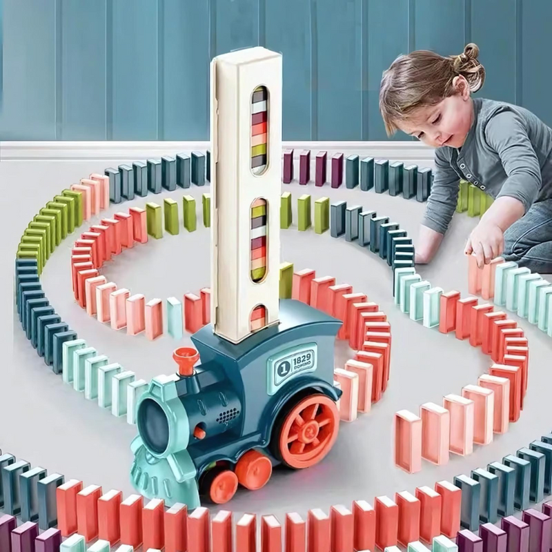 Automatische Dominotrein - Speelplezier en Educatief
