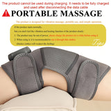 Draadloze Knie- en Beenmassager met Warmtefunctie – Verstelbare Compressie voor Optimale Pijnverlichting