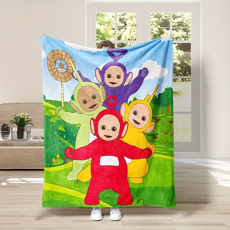 Teletubbies Deken - Voor Kinderen, Zacht en Veelzijdig