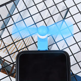 Mini Draagbare Telefoon Ventilators – Type-C Connector met Verstelbare Hoek