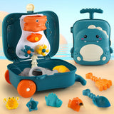 Walvis-Thema Strand Speelgoed Set voor Baby's – 8-Piece Reiskoffer