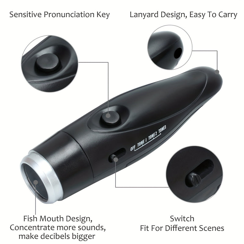 Elektronische Fluit voor Coaches en Scheidsrechters – Handheld Fluit met 3 Toonopties en Koord
