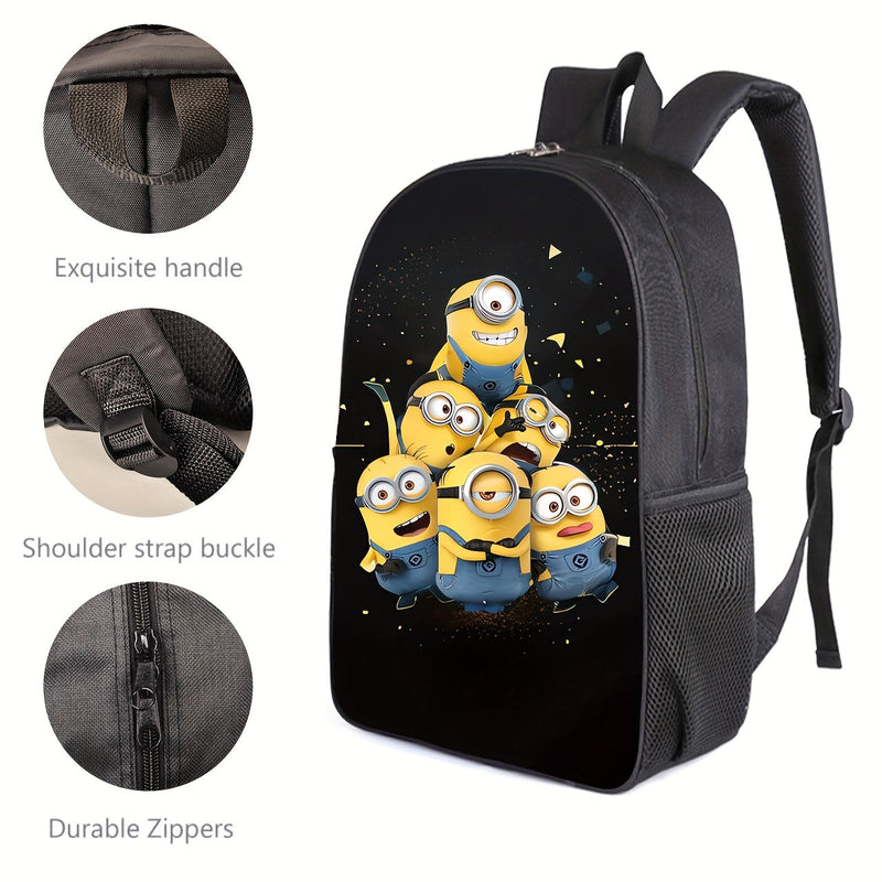 Minions Schoolset - Rugzak, Lunchtas & Etui voor Kinderen