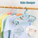 Duurzame Kleerhangers voor Kinderen - Schattig Strikontwerp, Lichtgewicht en Ruimtebesparend