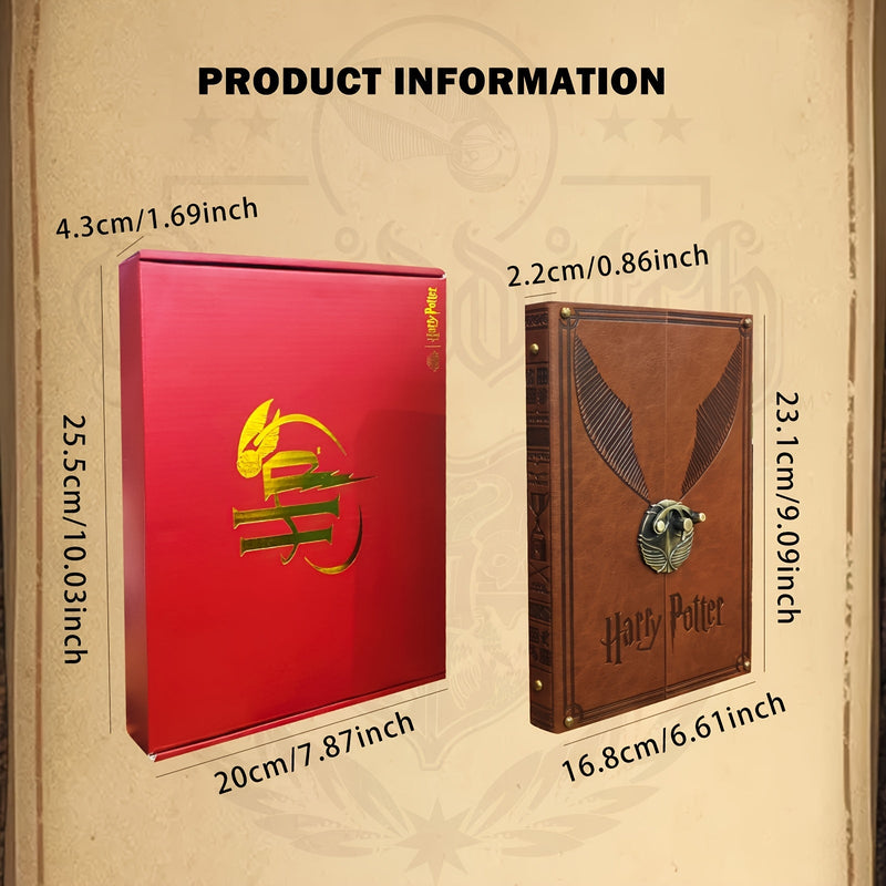 Magisch Hardcover Notitieboek met Gouden Bal – Perfect voor Dagboeken en Notities