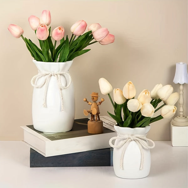 Bohemian Geometrische Decoratieve Vaas – Ideaal voor Lente en Paasdecoraties