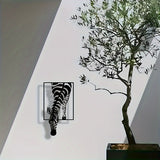 Zebra Silhouet Wanddecoratie - Stijlvolle Elegantie voor Je Ruimte